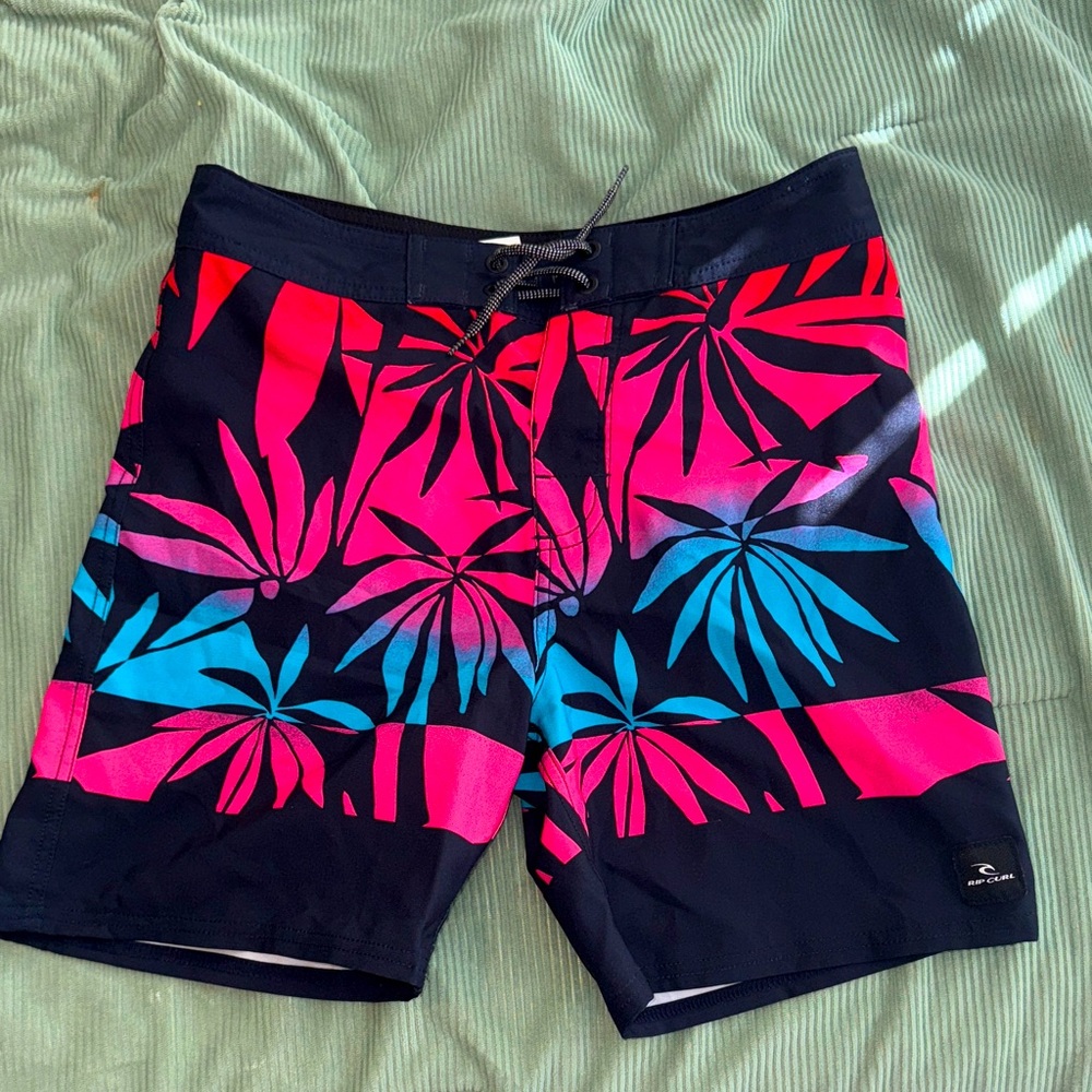 Rip Curl Boys Bold Leaf Swim Shorts Board Shorts - 12